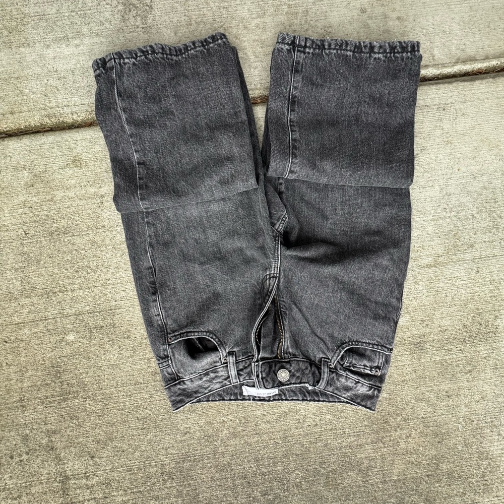 Garage Women's Straight Leg Jeans - Dark Gray